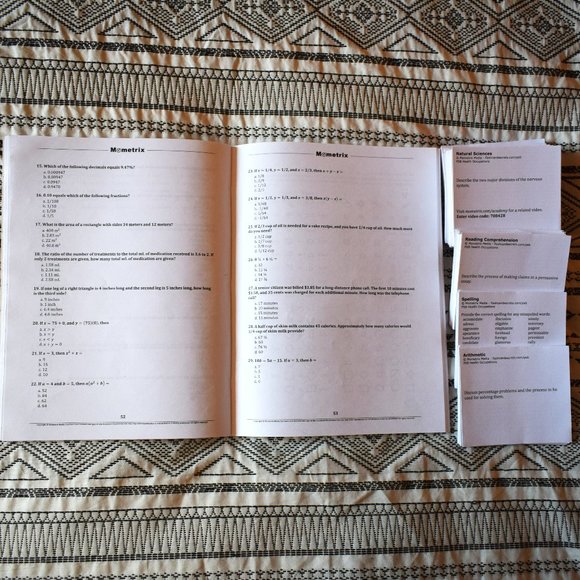 PSB Exam Study Prep Book & Flashcards Set - Picture 5 of 14